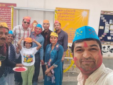 Holi in KV 2 SATNA (2)