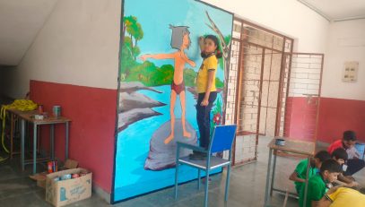 wall painting and drawing competition
