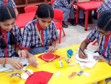 Embroidery activity on Kaushal Diwas - 28.10.2024