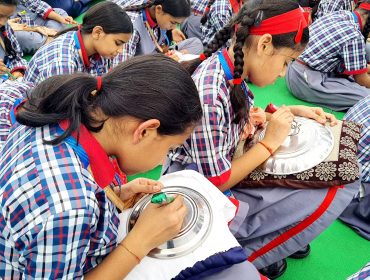 Mehandi designing activity on Kaushal Diwas - 28.10.2024