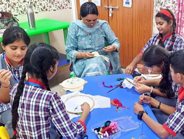 Embroidery activity on Kaushal Diwas - 28.10.2024