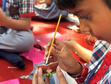 Diya Decoration on Kaushal Diwas - 28.10.2024