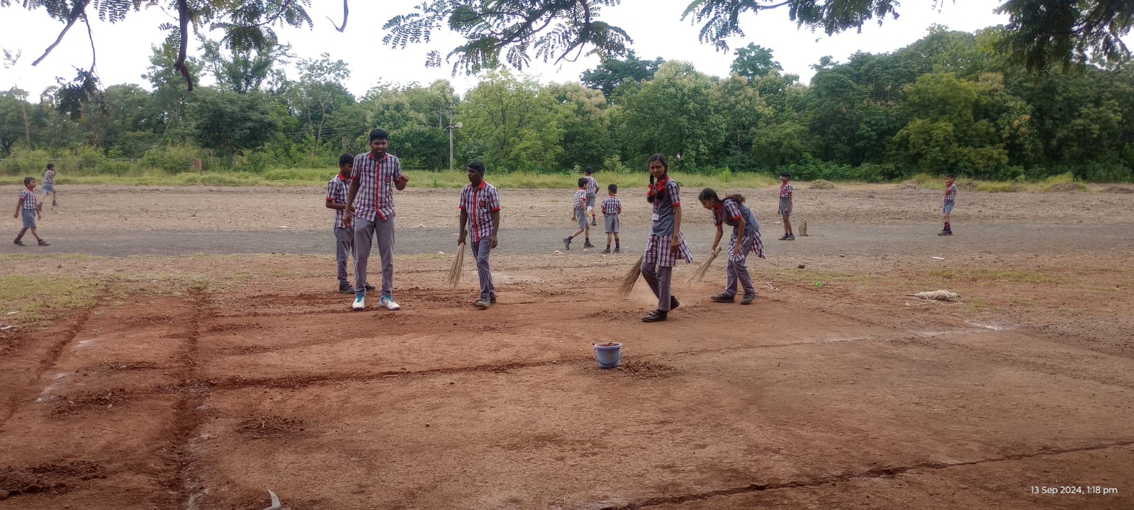 कबड्डी मैदान निर्माण