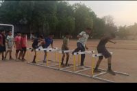 hurdle training for boys