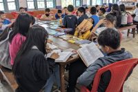 STUDENTS IN LIBRARY