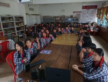 STUDENTS IN LIBRARY