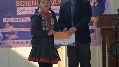 2nd position in National Science Day