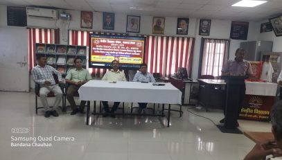 Course Director Shri A H Ansari, Principal, PM Shri Kendriya vidyalaya Mati Akbarpur ,Kanpur Dehat.