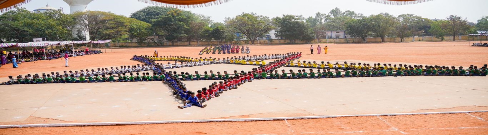 Mass Display by Secondary students