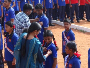 house captains honoured by badges