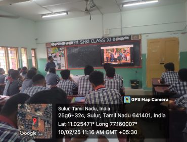 Viewing of Live Broadcast of 8th Edition of Pariksha Pe Charcha 2025