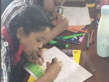 प्रतियोगिता के लिए ड्राइंग