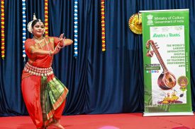 Odissi dance during Routes to root