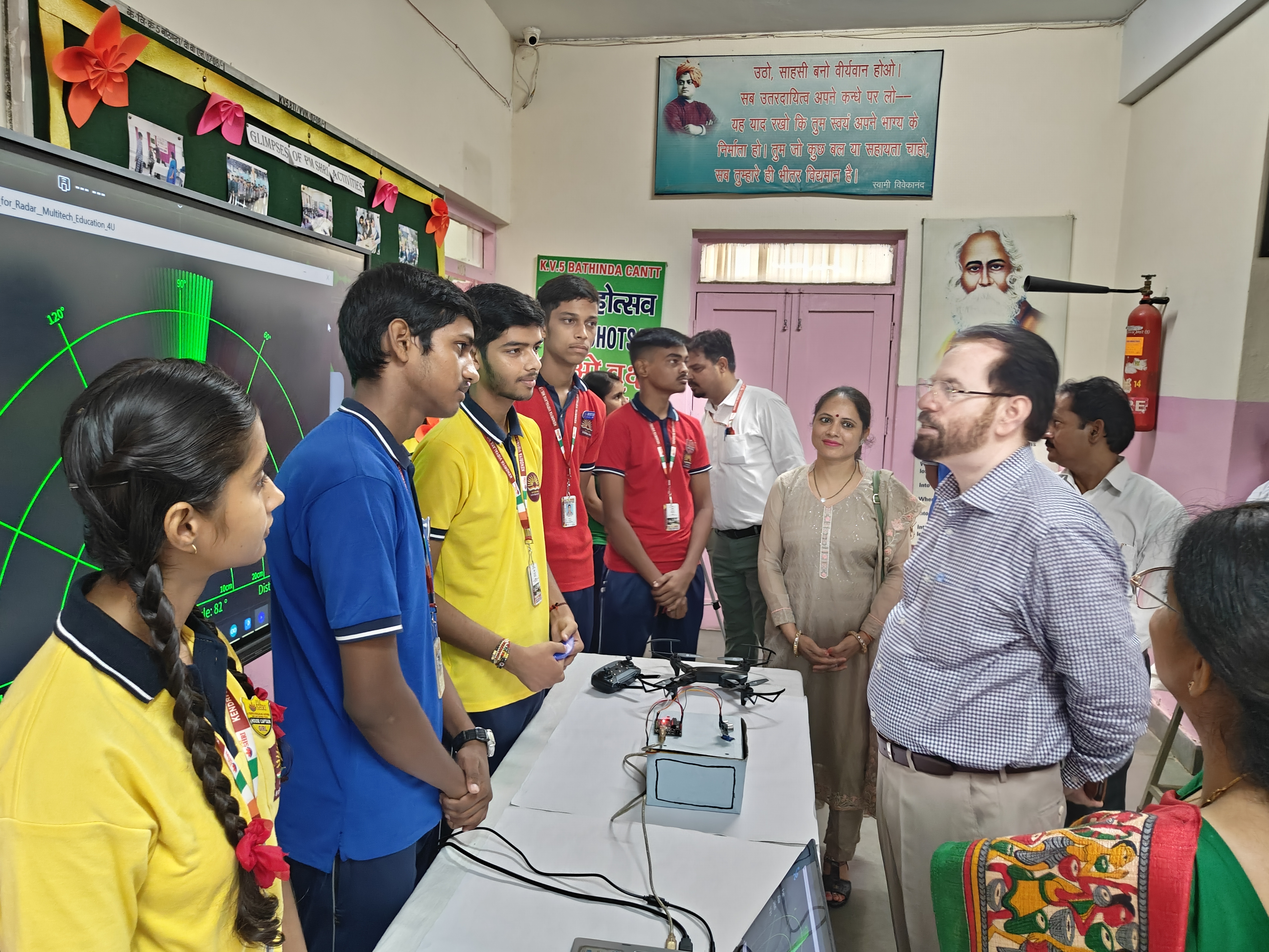 Discovering the World: Students' Ingenious RADAR Prototype in Action