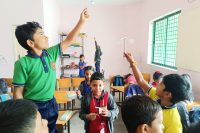 students making wind spinnere