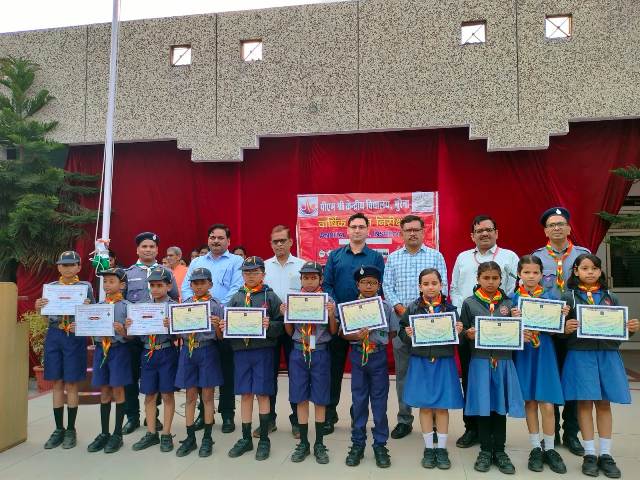 Scout Guide Certificate Distribution