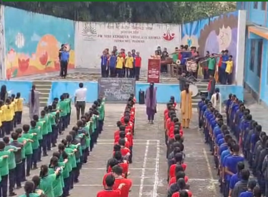 PM Shri Kendriya vidyalaya Khonsa Cleanliness Pledge 2025