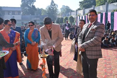 Lighting of Lamp on Foundation Day