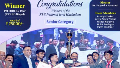 KVS AI VIDYASETU 1.O NATIONAL WINNER