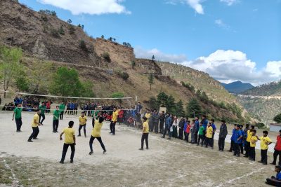 Inter-house volleyball competition