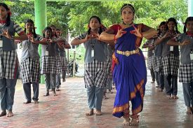 Bharatanatyam Workshop conducted at KV Rameswaram