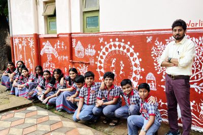 art activity warli painting