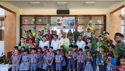 Pravesh utsav programme of class 1.photo