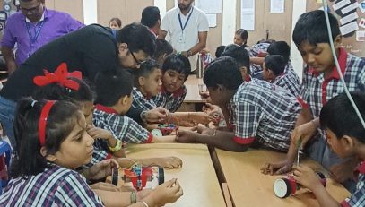 Robot making by students