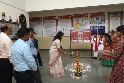 Honourable AC Madam Hema K, KVS RO Bengaluru visited our Vidyalaya during Inspection