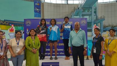 Swimming compitition