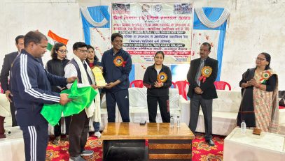Sports competition organised at Sports Stadium Mati on the occasion of birth centenary of former Prime Minister Late Atal Bihari Vajpayee.