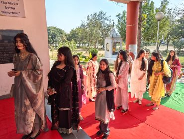 Blessing ceremony and farewell of class 12