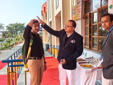 Blessing ceremony and farewell of class 12