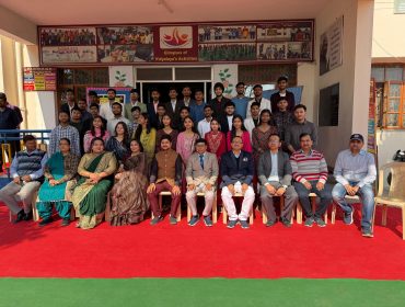 Blessing ceremony and farewell of class 12