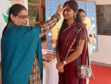Blessing ceremony and farewell of class 12