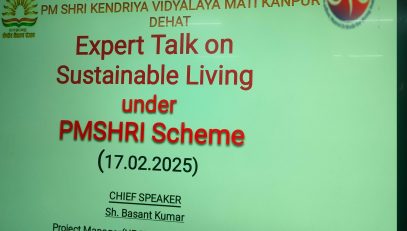 EXPERT TALK ON SUSTAINABLE LIVING UNDER PM SHRI SCHEME