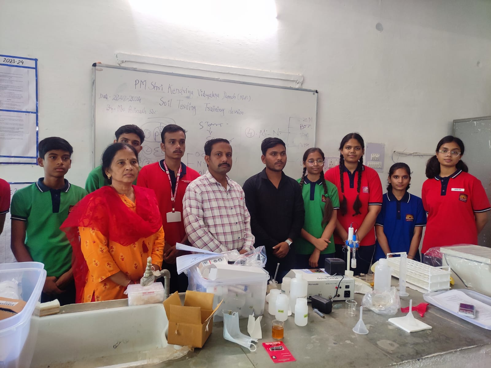 SOIL TESTING BY STUDENTS