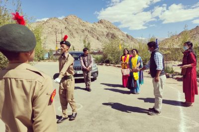 KVS Commissioner Mrs. Nidhi Pandey Visits KV LEh