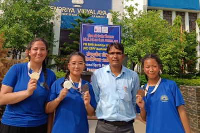 Medals won by kv leh students sports meet