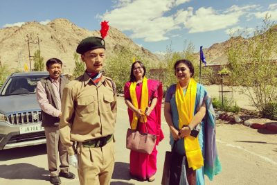 KVS Commissioner Mrs. Nidhi Pandey Visits KV LEh