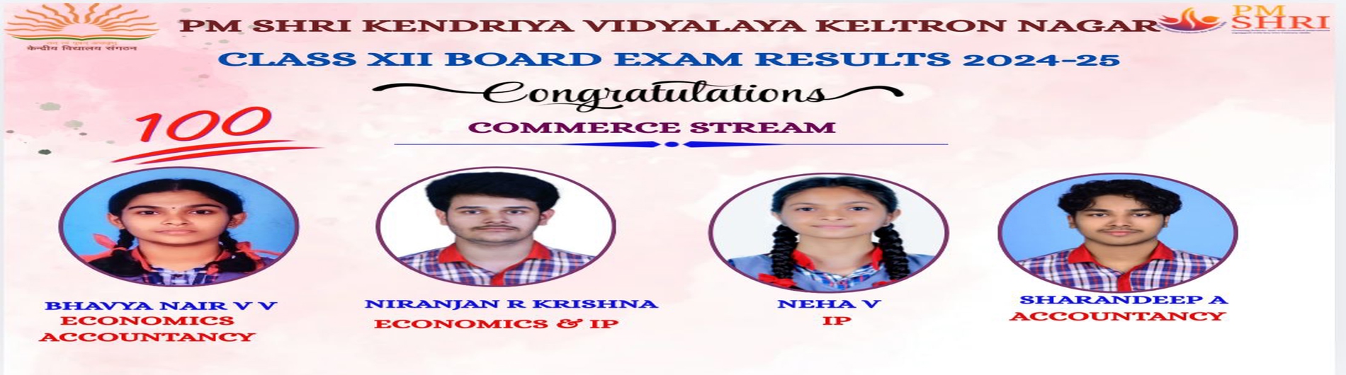 Subject Toppers of CBSE Class XII Commerce 2024_25