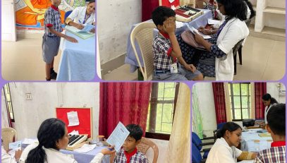 Vidyanjali Activities and EyeCheck-up