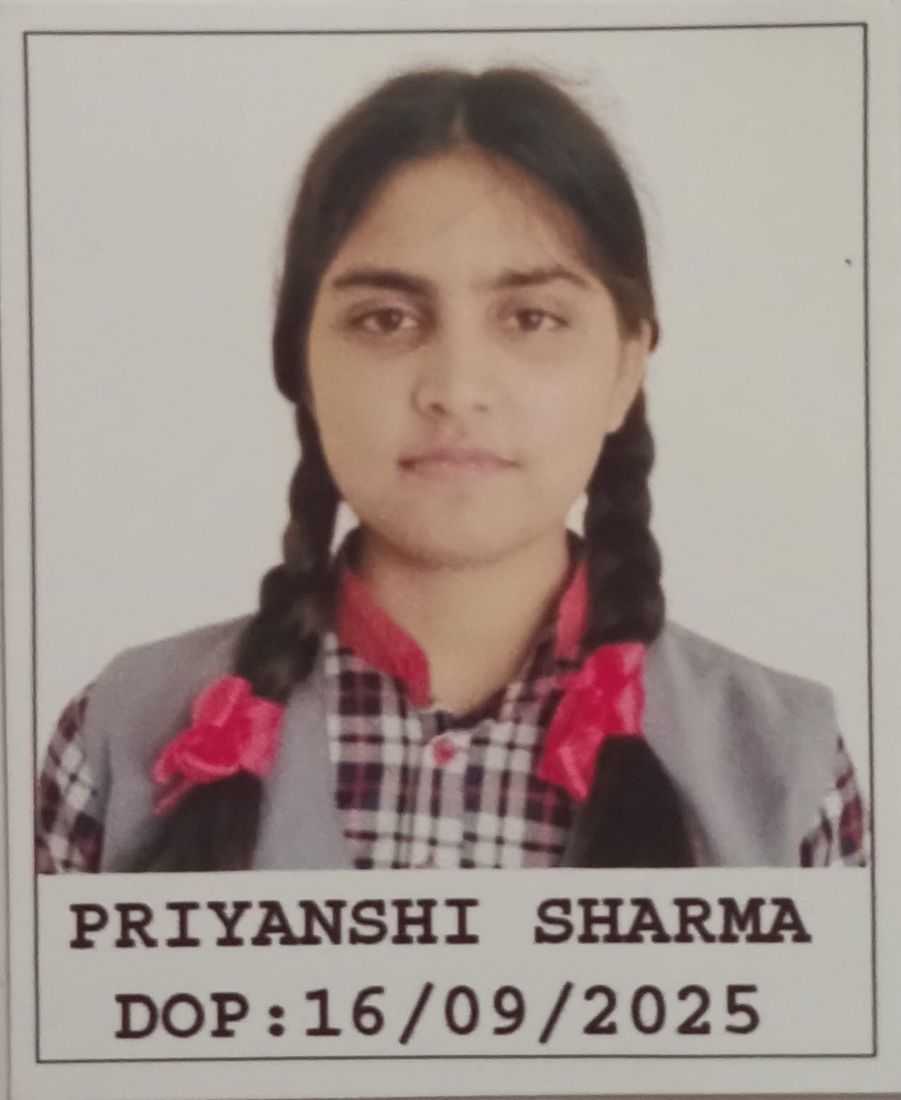 student name