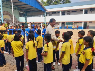 DC Visit in Vidyalaya