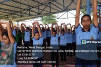 NCC cadets during International Day of Yoga