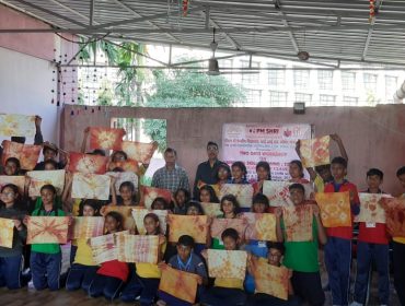 STUDENTS ACTIVE PARTICIPATION IN PATCHITRA WORKSHOP