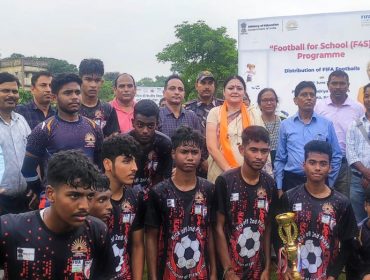 Prize Distribution by respected MLA madam and principal sir