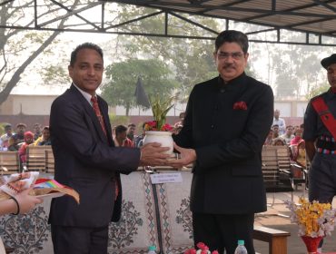 Formal Welcoming of Chief Guest