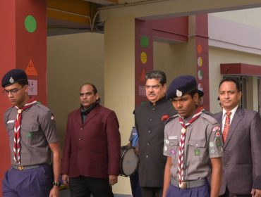 Welcoming of our resp Chief Guest