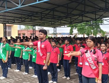 Pledge taken during Assembly